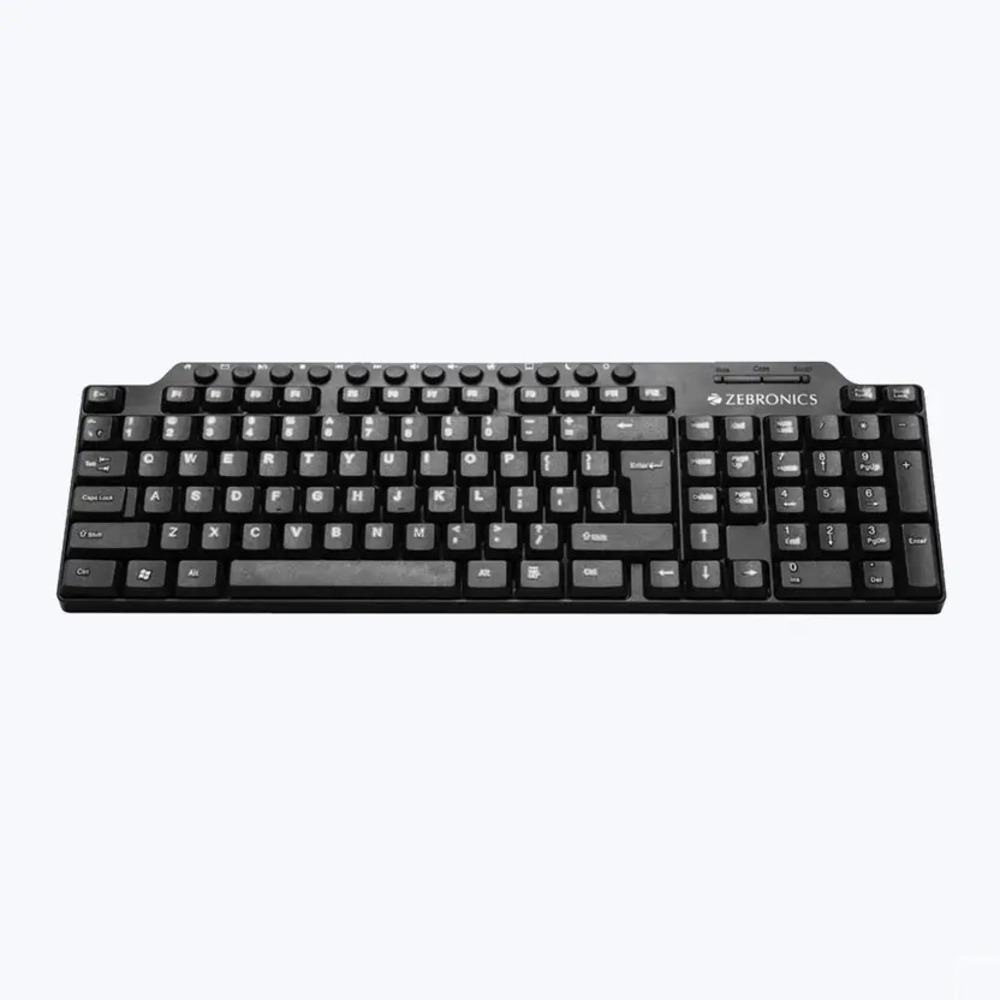 ZEBRONICS ZEB-KM-2100 Wired USB Standard Desktop Keyboard