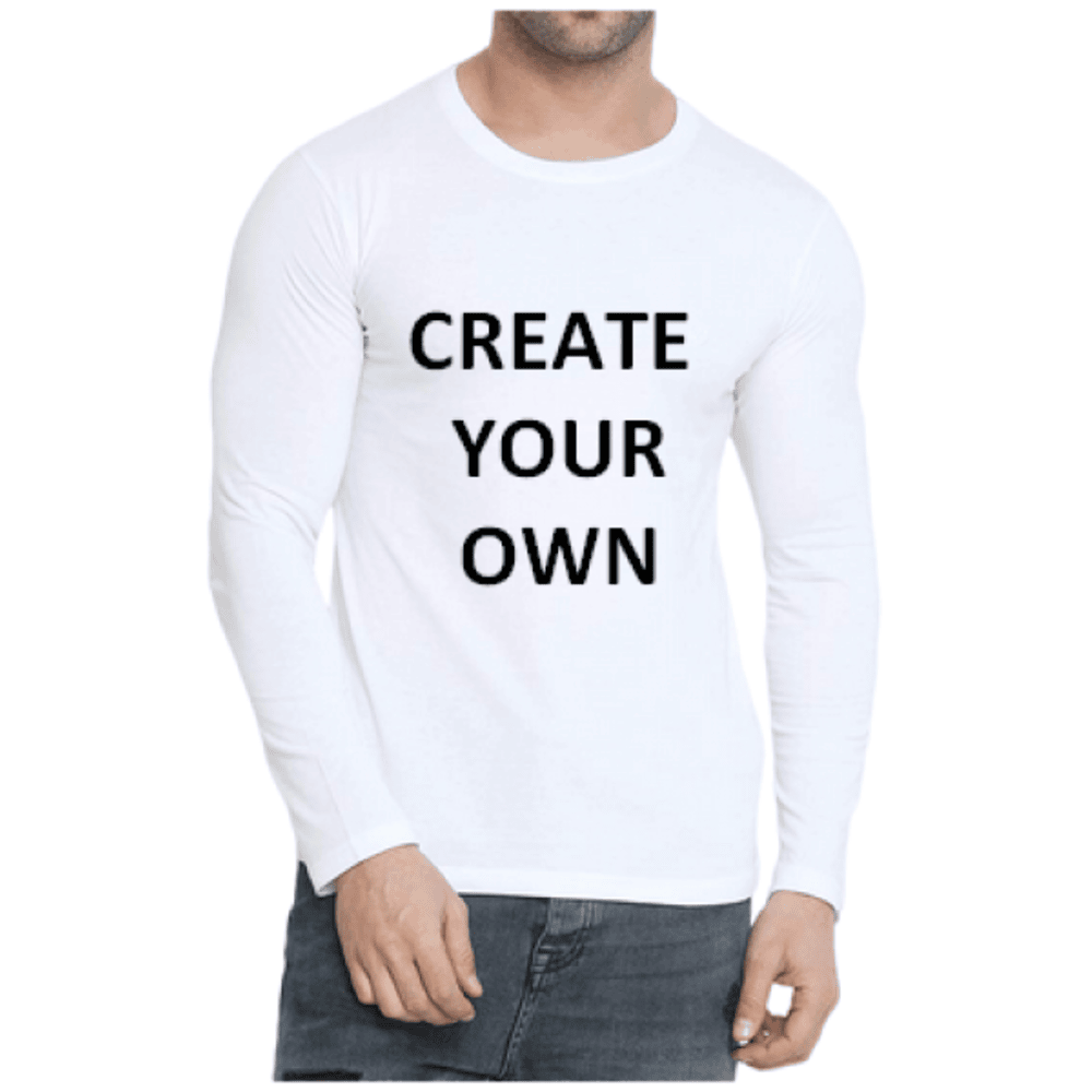 Full Sleeve Men Customized T-Shirt